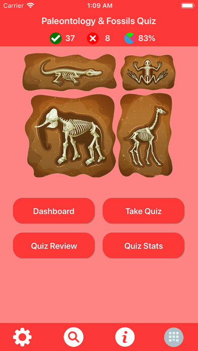Emulate iPhone app The Paleontology Quizzes using MyAndroid Emulate iPhone app The Paleontology Quizzes using MyAndroid
