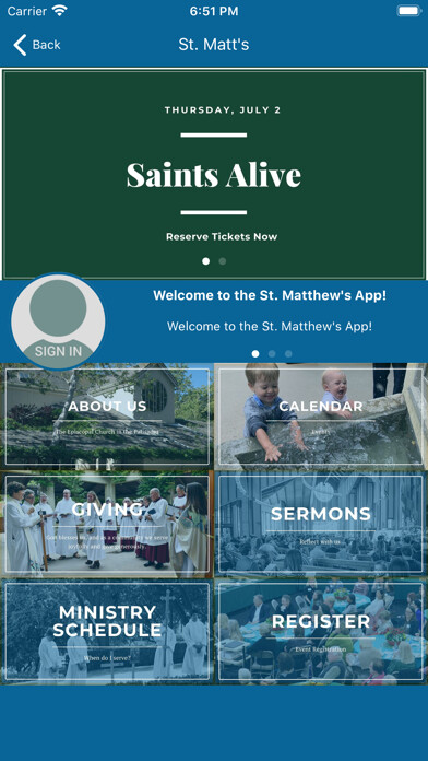 Emulate iPhone app The Parish of Saint Matthew using MyAndroid Emulate iPhone app The Parish of Saint Matthew using MyAndroid