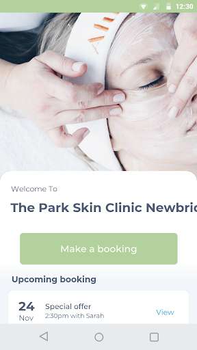 Emulate Android APK The Park Skin Clinic Newbridge