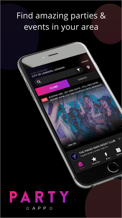 Emulate iPhone app The Party App using MyAndroid