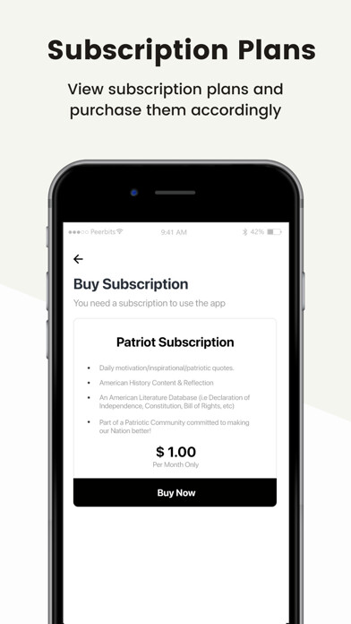Emulate iPhone app The Patriot Prescription using MyAndroid