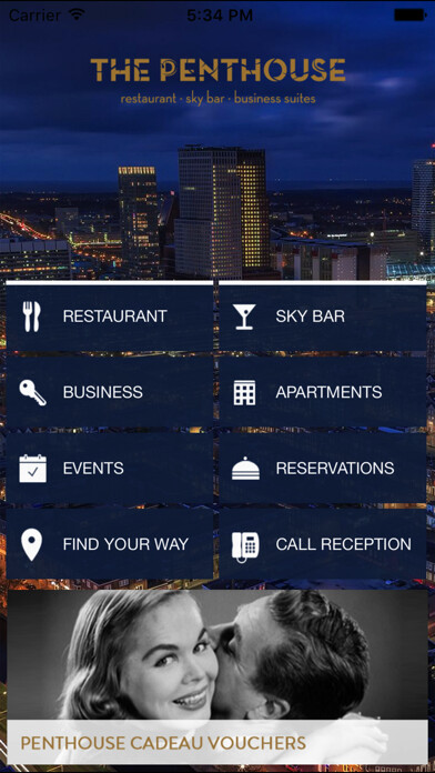 Emulate iPhone app The Penthouse The Hague Tower using MyAndroid Emulate iPhone app The Penthouse The Hague Tower using MyAndroid