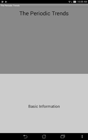 Run android online APK The Periodic Trends from MyAndroid or emulate The Periodic Trends using MyAndroid