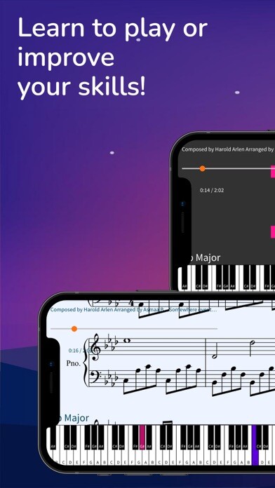 Emulate iPhone app The Piano Pal using MyAndroid