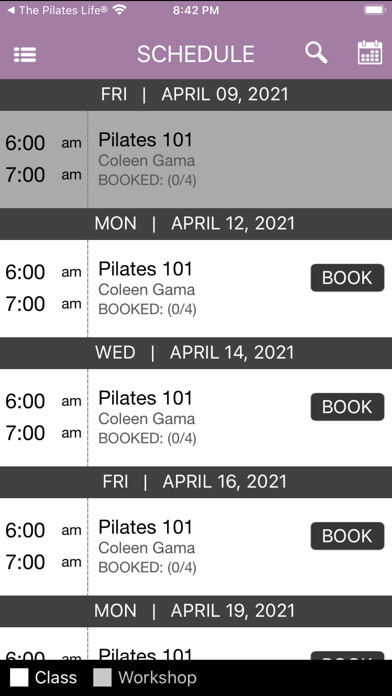 Emulate iPhone app The Pilates Life using MyAndroid Emulate iPhone app The Pilates Life using MyAndroid