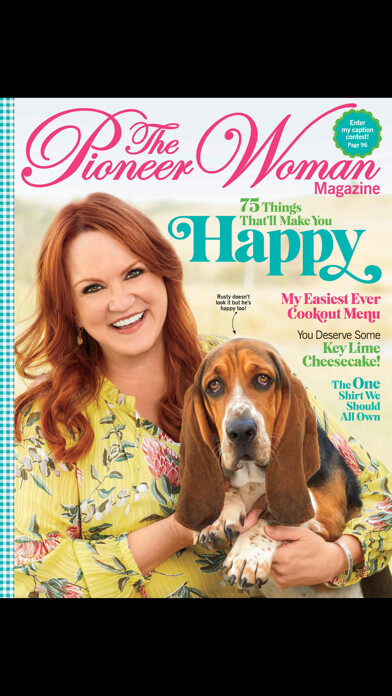 Emulate iPhone app The Pioneer Woman Magazine US using MyAndroid