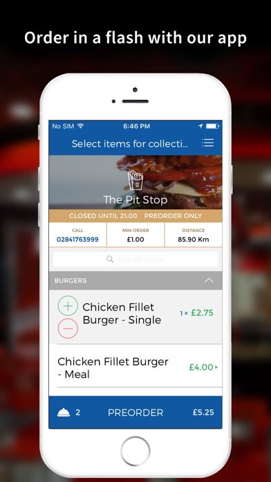 Emulate iPhone app The Pit Stop Fast Food Kilkeel using MyAndroid Emulate iPhone app The Pit Stop Fast Food Kilkeel using MyAndroid
