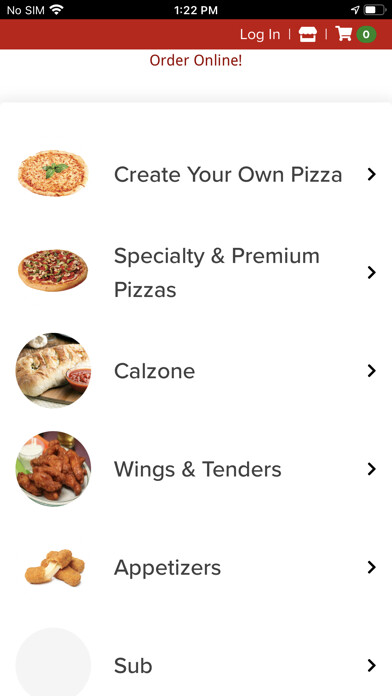 Emulate iPhone app The Pizza Parlor - Pearland using MyAndroid Emulate iPhone app The Pizza Parlor - Pearland using MyAndroid