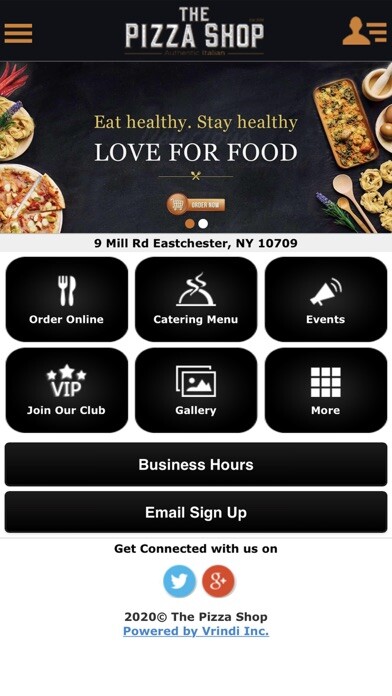 Emulate iPhone app The Pizza Shop Eastchester using MyAndroid Emulate iPhone app The Pizza Shop Eastchester using MyAndroid