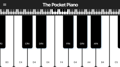 Emulate iPhone app The Pocket Piano using MyAndroid