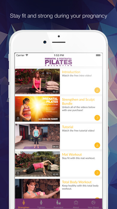Emulate iPhone app The Pregnancy Pilates Videos with Caroline Sandry using MyAndroid Emulate iPhone app The Pregnancy Pilates Videos with Caroline Sandry using MyAndroid