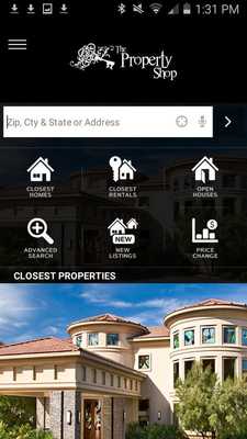 Emulate Android APK The Property Shop Real Estate