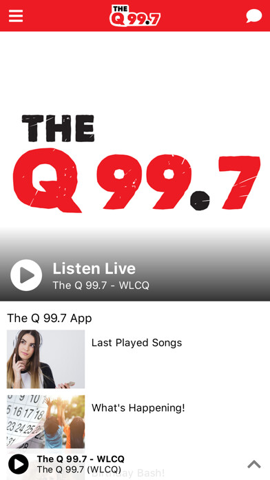 Emulate iPhone app The Q 99.7 using MyAndroid