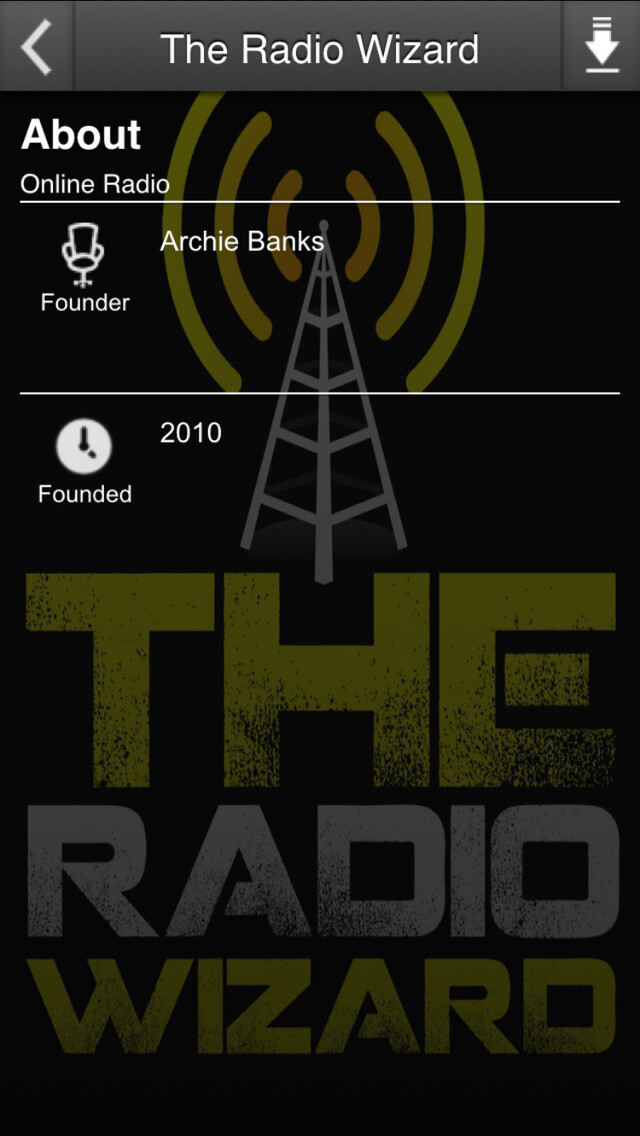 Emulate iPhone app The Radio Wizard using MyAndroid Emulate iPhone app The Radio Wizard using MyAndroid