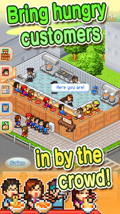 Emulate iPhone app The Ramen Sensei using MyAndroid