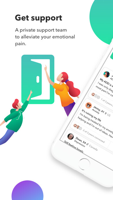 Emulate iPhone app Therapeer: Peer Support Groups using MyAndroid Emulate iPhone app Therapeer: Peer Support Groups using MyAndroid