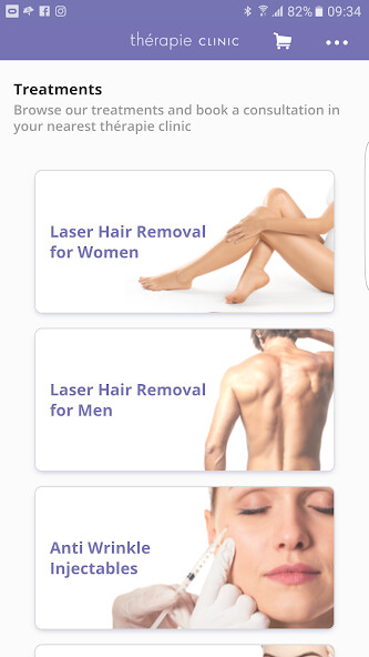 Emulate iPhone app Therapie Clinic using MyAndroid