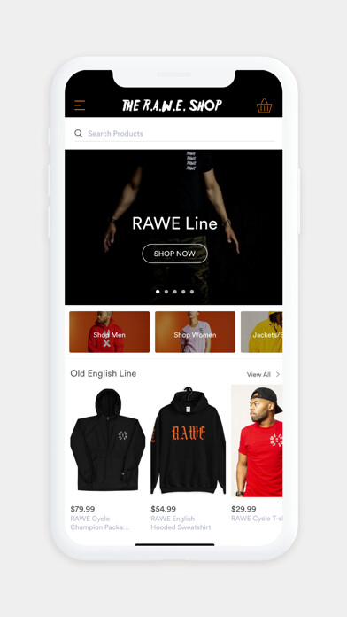 Emulate iPhone app The RAWE Shop using MyAndroid Emulate iPhone app The RAWE Shop using MyAndroid