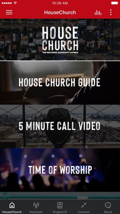Emulate iPhone app The Red Door Community Church using MyAndroid Emulate iPhone app The Red Door Community Church using MyAndroid