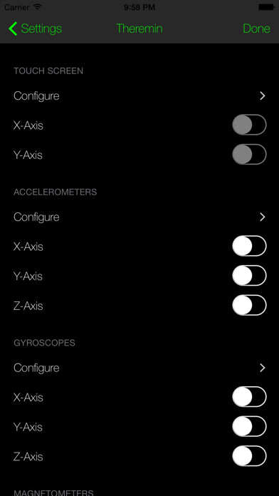 Emulate iPhone app Theremin (Motion Sensors and Touch Screen) using MyAndroid Emulate iPhone app Theremin (Motion Sensors and Touch Screen) using MyAndroid