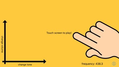 Emulate iPhone app Theremin-Pro using MyAndroid