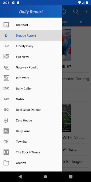 Run android online APK The Report Conservative News (Paid) from MyAndroid or emulate The Report Conservative News (Paid) using MyAndroid Run android online APK The Report Conservative News (Paid) from MyAndroid or emulate The Report Conservative News (Paid) using MyAndroid