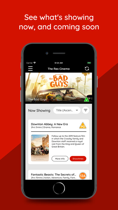 Emulate iPhone app The Rex Cinema using MyAndroid Emulate iPhone app The Rex Cinema using MyAndroid