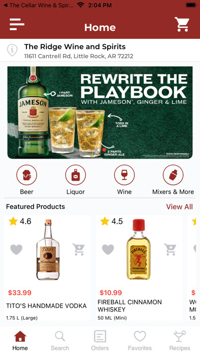 Emulate iPhone app The Ridge Wine & Spirits using MyAndroid Emulate iPhone app The Ridge Wine & Spirits using MyAndroid