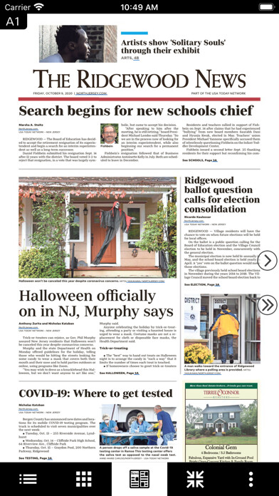 Emulate iPhone app The Ridgewood News Print using MyAndroid Emulate iPhone app The Ridgewood News Print using MyAndroid