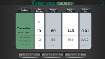 Emulate iPhone app Thermaflex Duct Calculator using MyAndroid Emulate iPhone app Thermaflex Duct Calculator using MyAndroid