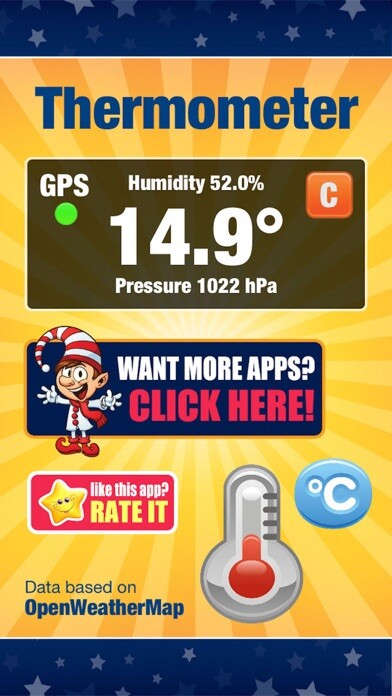 Emulate iPhone app Thermometer Free. using MyAndroid Emulate iPhone app Thermometer Free. using MyAndroid