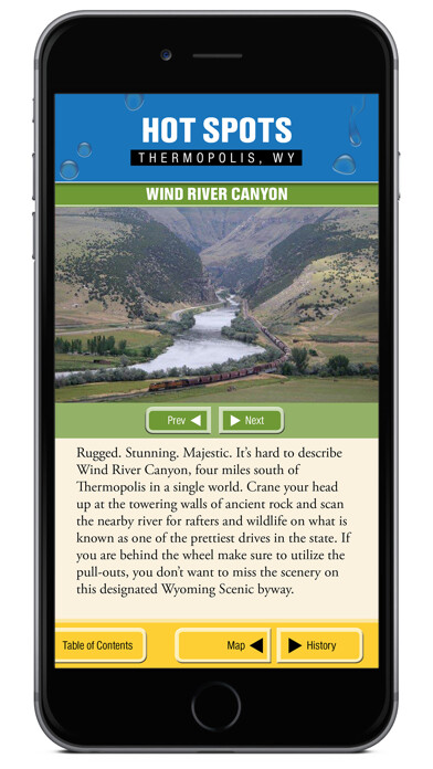 Emulate iPhone app Thermopolis WY using MyAndroid