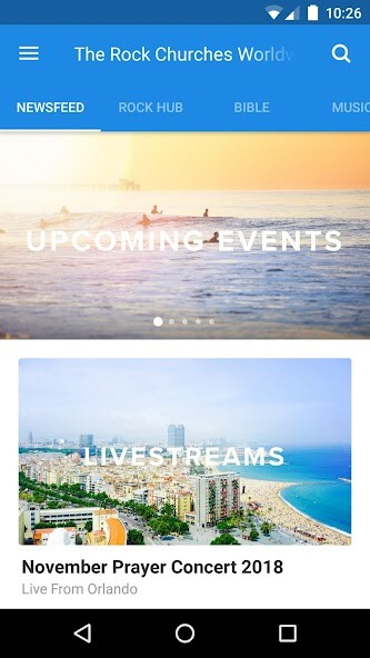 Emulate iPhone app The Rock Churches Worldwide using MyAndroid Emulate iPhone app The Rock Churches Worldwide using MyAndroid
