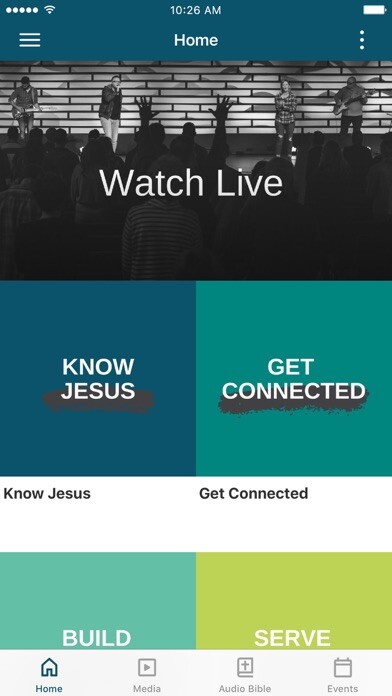 Emulate iPhone app The Rock Church Maine using MyAndroid Emulate iPhone app The Rock Church Maine using MyAndroid