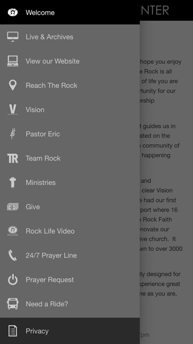 Emulate iPhone app The Rock Faith Center using MyAndroid Emulate iPhone app The Rock Faith Center using MyAndroid