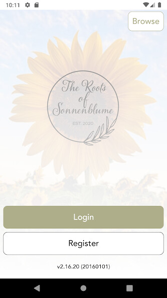 Emulate iPhone app The Roots of Sonnenblume LLC using MyAndroid