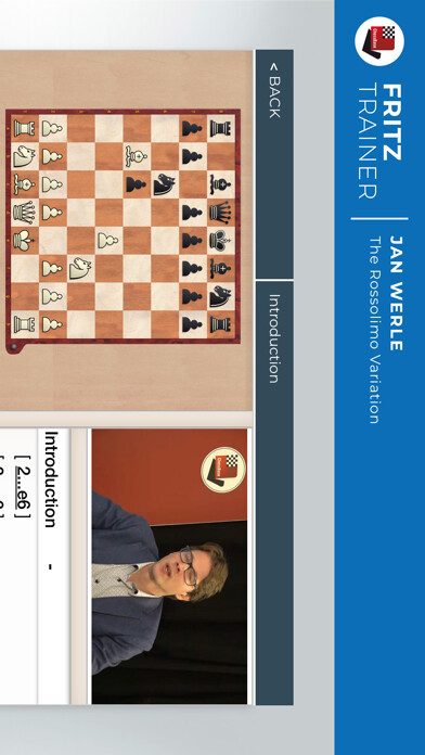 Emulate iPhone app The Rossolimo Variation using MyAndroid