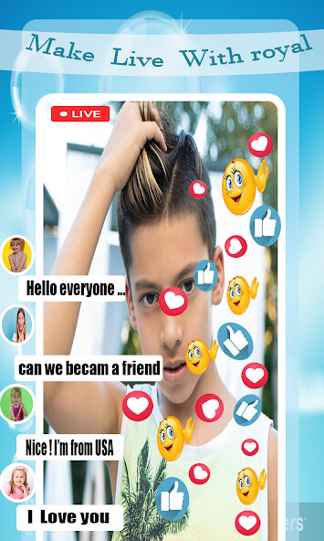 Run android online APK the ROYAL family fake call from MyAndroid or emulate the ROYAL family fake call using MyAndroid