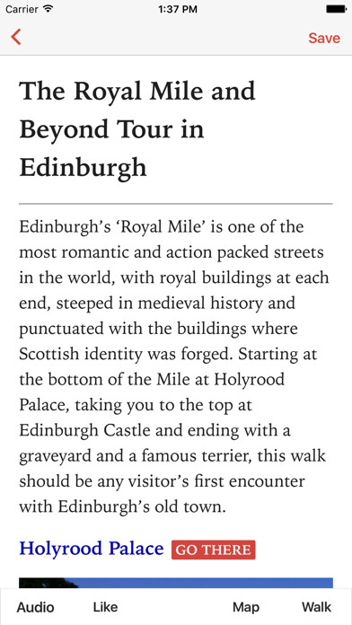 Emulate iPhone app The Royal Mile, Edinburgh, L using MyAndroid Emulate iPhone app The Royal Mile, Edinburgh, L using MyAndroid
