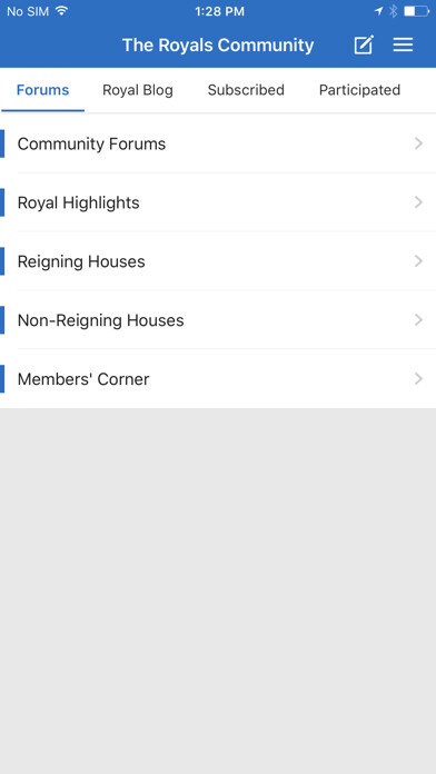 Emulate iPhone app The Royals Community using MyAndroid