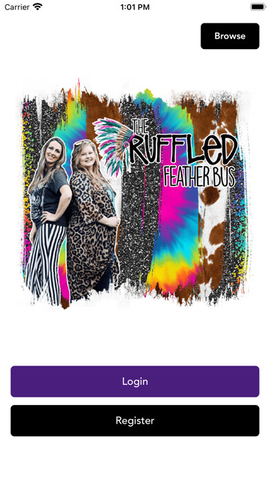 Emulate iPhone app The Ruffled Feather Bus LLC using MyAndroid