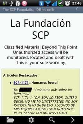 Emulate Android APK The SCP Foundation DB es nn5n