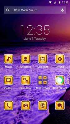 Emulate Android APK The Seabeach theme for APUS Emulate Android APK The Seabeach theme for APUS