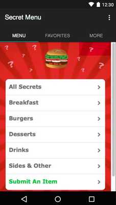 Emulate Android APK The Secret Menu for McDonalds Emulate Android APK The Secret Menu for McDonalds
