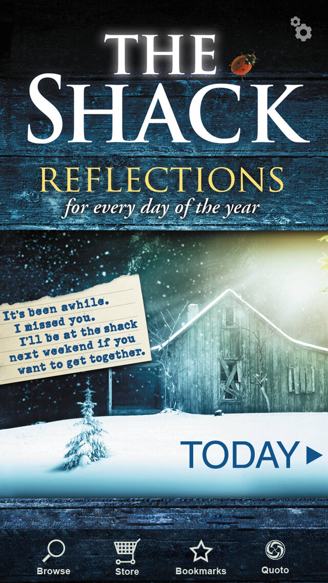 Emulate iPhone app The Shack Reflections using MyAndroid