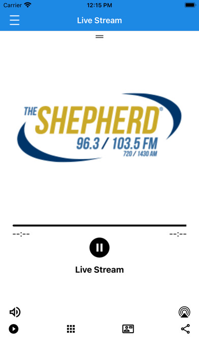 Emulate iPhone app The Shepherd Radio using MyAndroid Emulate iPhone app The Shepherd Radio using MyAndroid