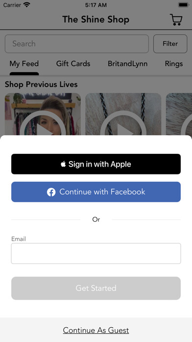 Emulate iPhone app The Shine Shop using MyAndroid Emulate iPhone app The Shine Shop using MyAndroid