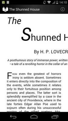 Emulate Android APK The Shunned House Emulate Android APK The Shunned House