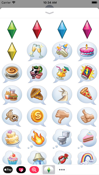 Emulate iPhone app The Sims™ Sticker Pack using MyAndroid Emulate iPhone app The Sims™ Sticker Pack using MyAndroid