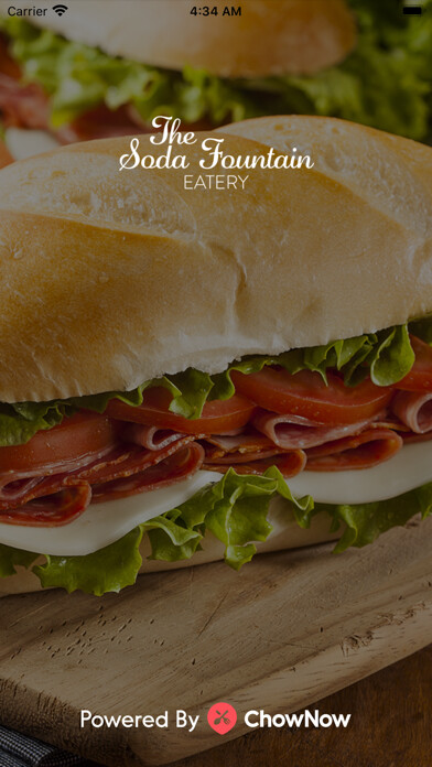 Emulate iPhone app The Soda Fountain using MyAndroid
